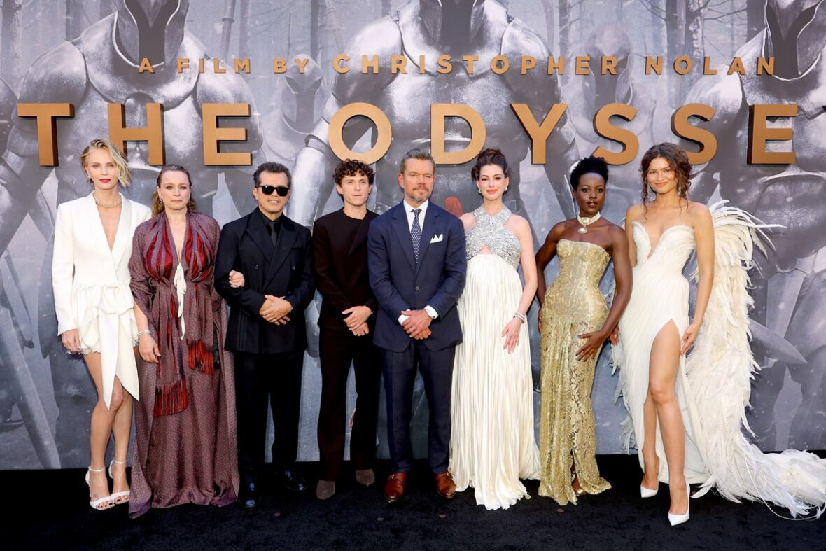 The cast of The Odyssey attends the NYC premiere at AMC Lincoln Square