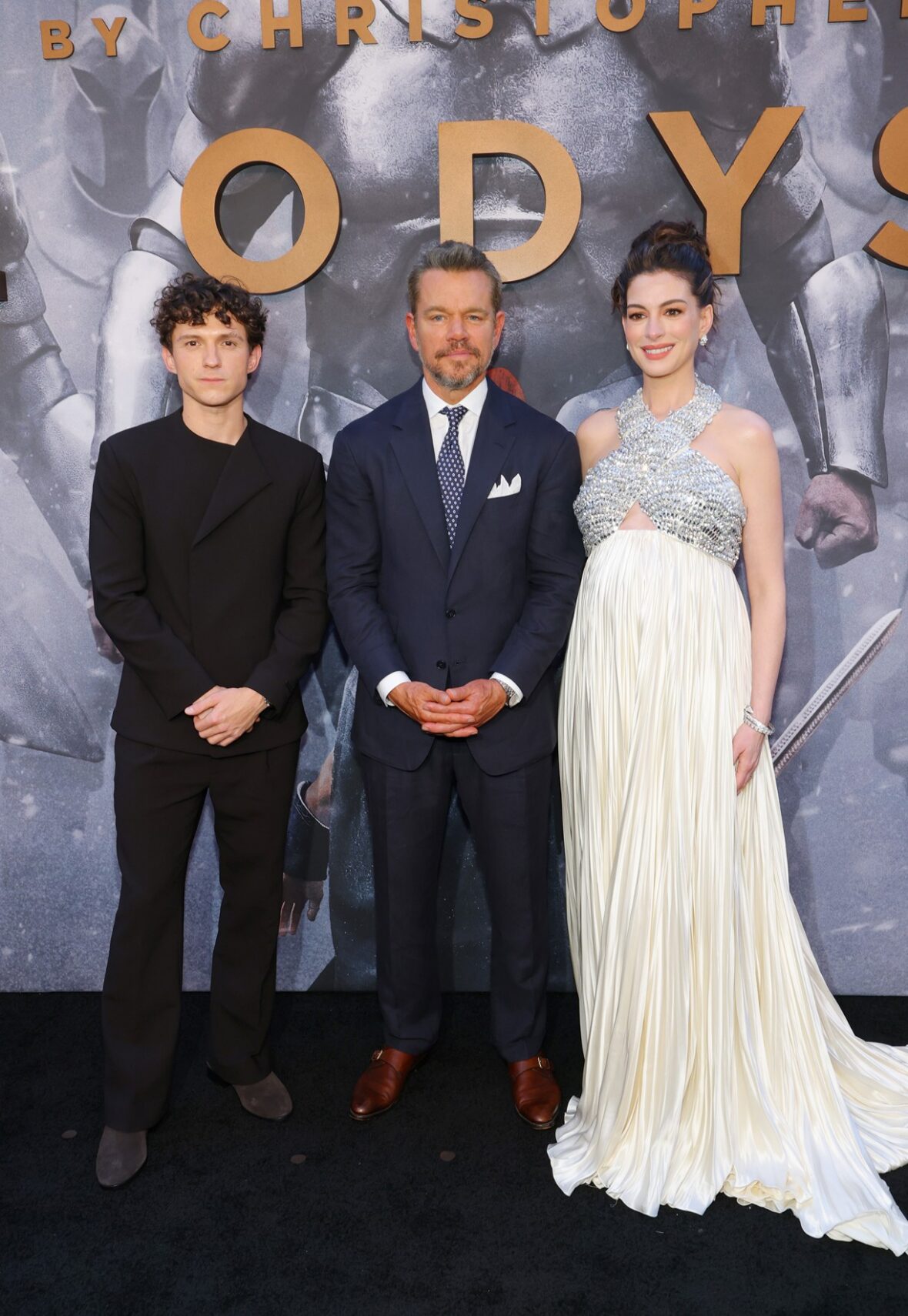 The cast of The Odyssey attends the NYC premiere at AMC Lincoln Square