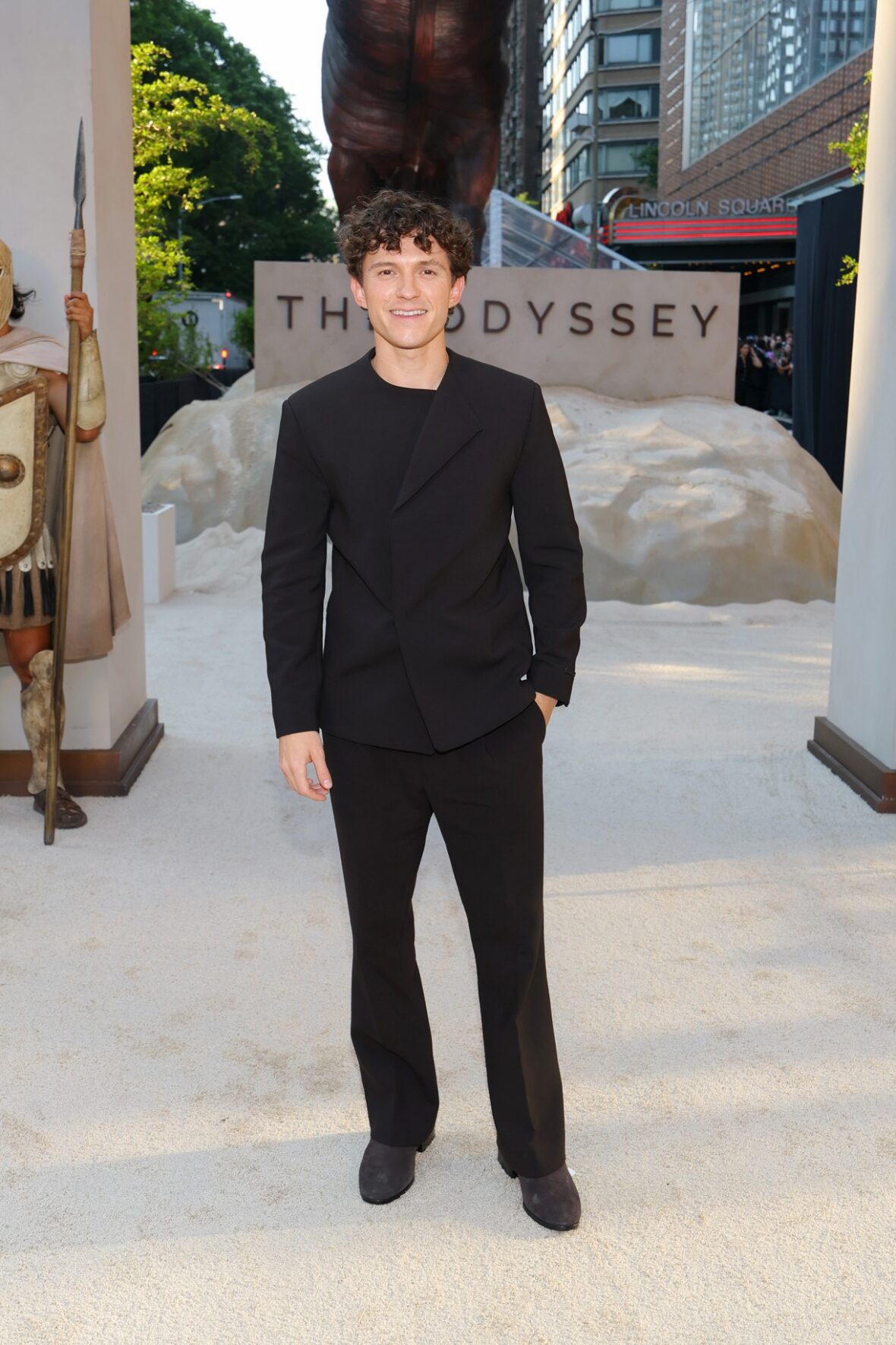 The cast of The Odyssey attends the NYC premiere at AMC Lincoln Square