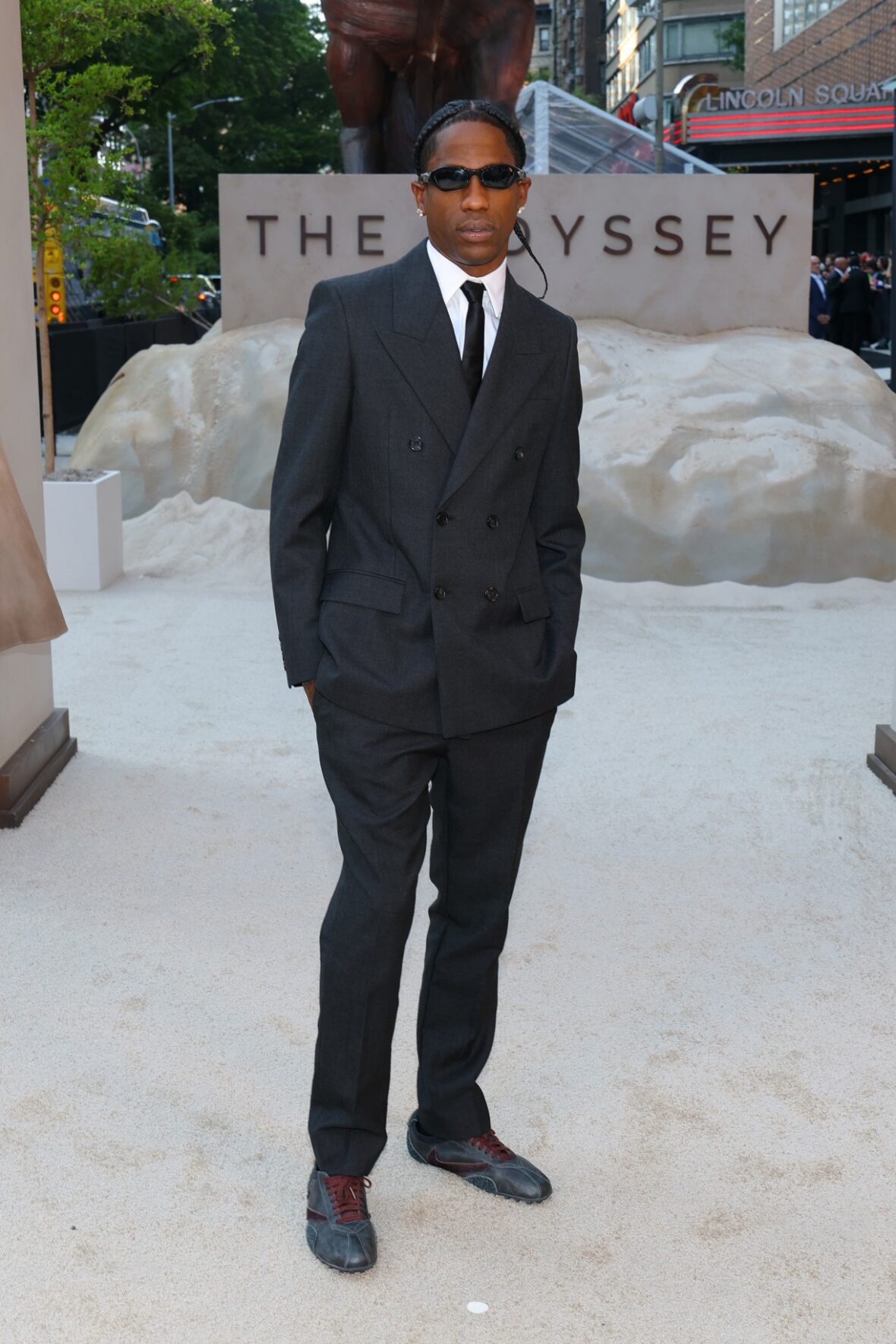 The cast of The Odyssey attends the NYC premiere at AMC Lincoln Square