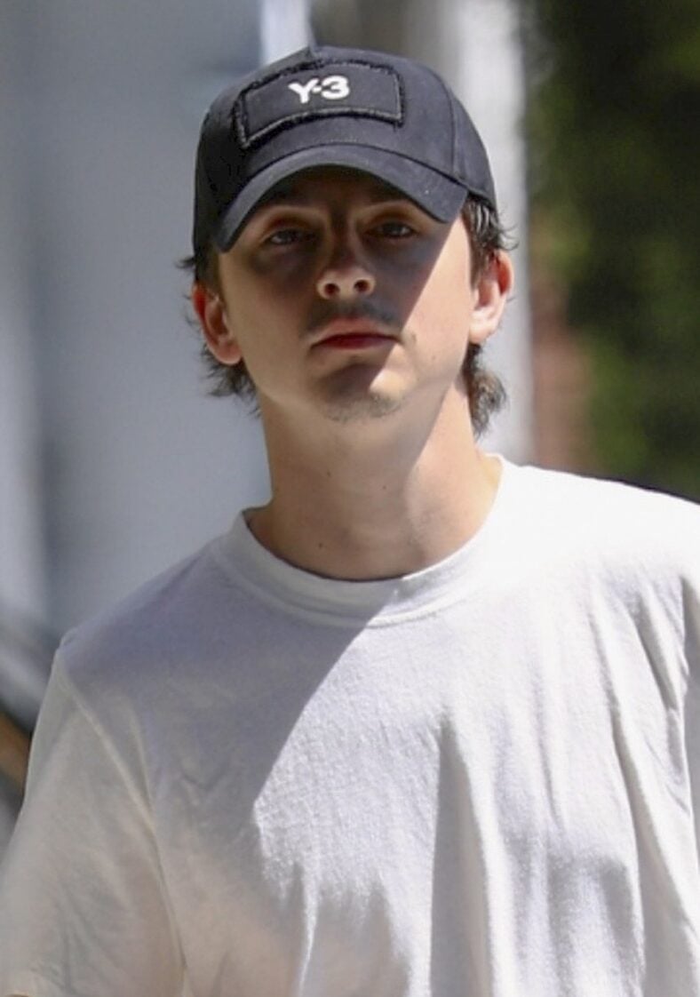 Timothee Chalamet leaving bagel and coffee shop in Beverly Hills