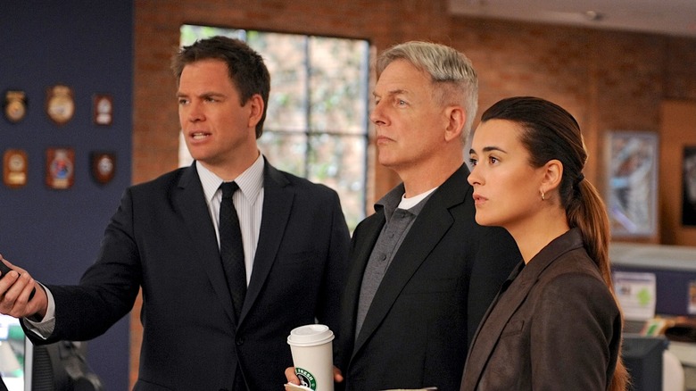 Tony, Gibbs, and Ziva on NCIS